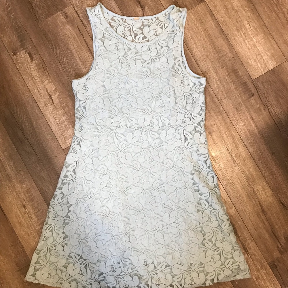 Free People Dusty Mint Dress Sz M
